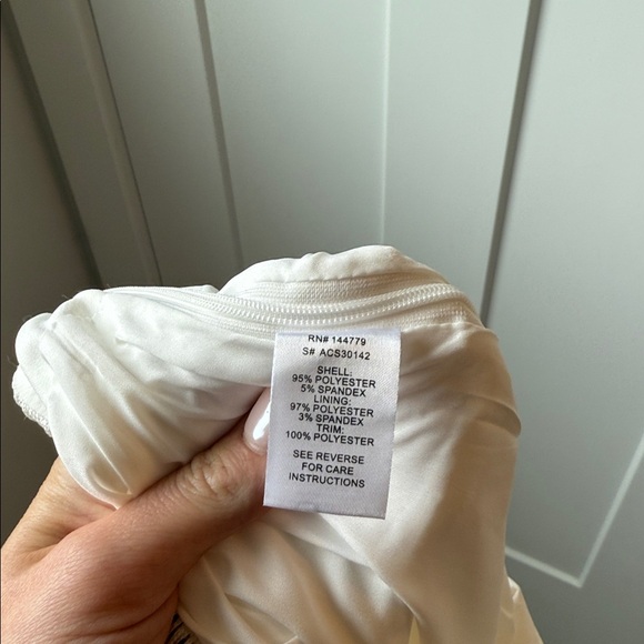 12th Tribe Gatsby White Fringe Midi Skirt & Gatsby White Fringe Strapless Top - Picture 6 of 6